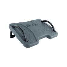 Reposapiés Tooq confort ajustable gris