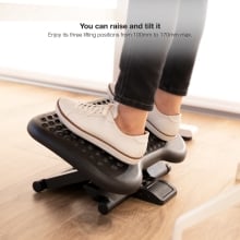 Reposapiés Tooq ajustable confort negro