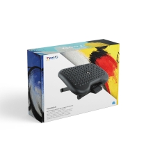 Reposapiés Tooq ajustable confort negro