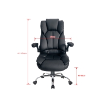 Silla De Oficina Ergonomica Equip negro recubrimiento Pu de alta calidad