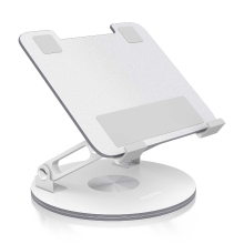 Soporte de sobremesa AISENS ajustable giratorio para portátil/tablet 7"-13" plata