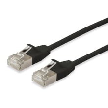 Cable de red Equip S/FTP Cat6A 1m LS0H slim negro