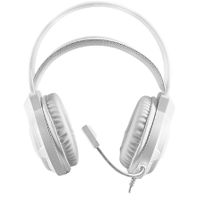 Auriculares Mars Gaming Mh124 Frgb Jack 3.5mm Alimentacion USB blanco