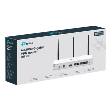 Router Vpn Wifi 6 Tp-link Festa FR365 Ax3000 5xLAN Gb 1xSFP 1xUSB Openvpn Metalico Blanco