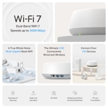 Punto De Acceso Interior Mesh Wifi 7 Tp-link DECO BE25 PACK de 3 Unid.