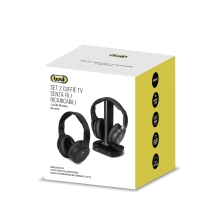 Auriculares inalambricos para TV Trevi FRS 1580 TW Set 2 Unid. Recargables