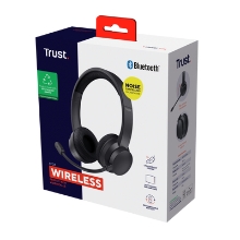 Auriculares bluetooth Trust Ayda 25463 Wireless Supraaural Microfono