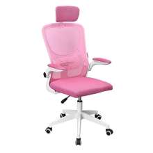 Silla Ergonomica Mars Gaming Mgcergopluswpk transpirable reposacabezas reposabrazos Ajustable rosa