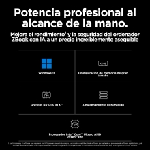 HP Workstation Zbook Power G11 16 R9 8945Hs 32GB 1TB RTX 2000 Ada Red W11P