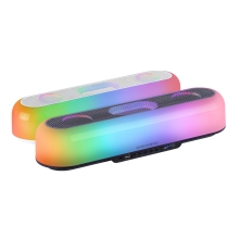 Barra de Sonido Bluetooth Mars Gaming Msborb Negro 20w RGB Fm Bat. 6h