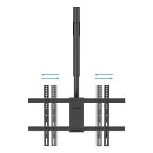 Soporte de techo TooQ LPCE2286TSLI-B para 2 pantallas de 43" a 86" negro