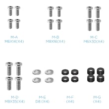 Soporte de techo TooQ LPCE2286TSLI-B para 2 pantallas de 43" a 86" negro