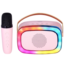 Altavoz bluetooth karaoke Trevi XR 8A01 MiniParty 10W rosa