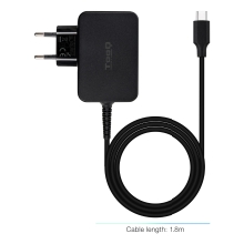 Cargador TooQ TQLC-USBCGAN45PD USB tipo C PD 45W con sistema GaN negro
