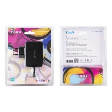 Cargador TooQ TQLC-USBCGAN45PD USB tipo C PD 45W con sistema GaN negro
