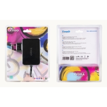 Cargador TooQ TQLC-USBCGAN100PD USB tipo C PD 100W con sistema GaN negro