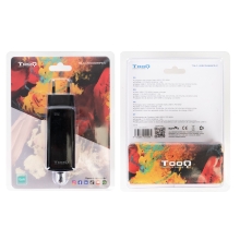 Cargador TooQ TQLC-USBCGAN65PD-C USB tipo C PD 65W con sistema GaN negro