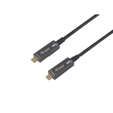 Cable Equip USB tipo C activo óptico macho/macho 4K transferencia 10Gbps 60w 5m negro