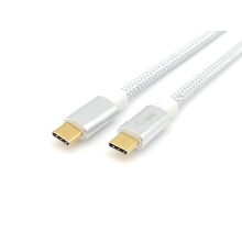 Cable Equip USB tipo C 3.2 macho/macho transferencia 10Gbps 5A 100w 2m blanco
