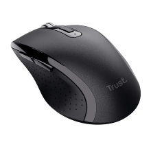 Ratón inalambrico Trust Wireless YVI+ Silent click 1600DPI 6 Botones negro