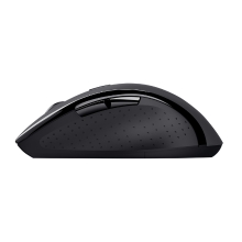 Ratón inalambrico Trust Wireless YVI+ Silent click 1600DPI 6 Botones negro