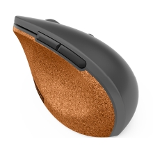 Ratón inalámbrico Lenovo Go ergonómico 6 botones 2400 DPI gris