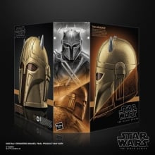 Casco electrónico hasbro star wars the mandalorian the black series the armorer