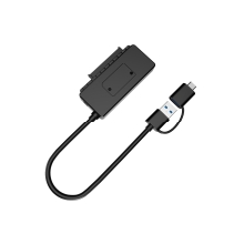Adaptador USB a SATA 3.0 Conceptronic ABBY21B SATA de 2.5"/3.5" (incluye alimentador)