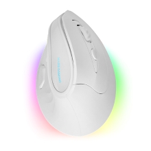 Ratón inalámbrico Mars Gaming Mmskw ergonómico vertical Blanco