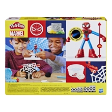 Juego hasbro play - doh spiderman launch and slice battle