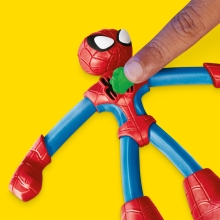 Juego hasbro play - doh spiderman launch and slice battle