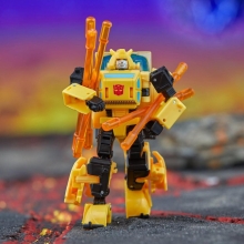 Figura hasbro transformers legacy united deluxe origin bumblebee