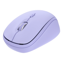 Ratón inalámbrico RF y bluetooth Trust YVI+ 1600DPI 3 dispositivos violeta