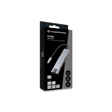 Docking USB tipo C 6 en 1 Conceptronic 1xHDMI 2xUSB-A 3.1 1xUSB-C 2xUSB-C PD 140W 1xRJ45
