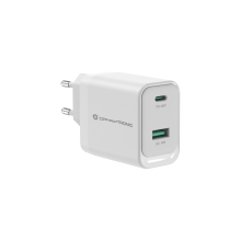 Cargador Conceptronic GaN ALTHEA20W45 45W 1xUSB-C 1xUSB-A, QC 3.0, PPS, PD 3.0