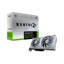 Tarjeta gráfica MSI RTX 5070 Ventus 2X OC 12GB GDDR7 white