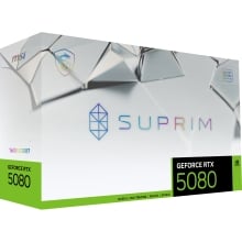 Tarjeta gráfica MSI SUPRIM RTX 5080 SOC 16GB GDDR7