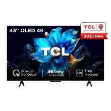 TV TCL 43" 43P7K UHD QLED Google TV Dolby Atmos