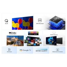 TV TCL 43" 43P7K UHD QLED Google TV Dolby Atmos