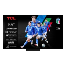 TV TCL 55" 55C7K UHD MiniLED Google TV 144Hz B&O