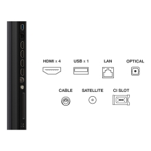 TV TCL 55" 55C7K UHD MiniLED Google TV 144Hz B&O