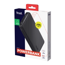 Powerbank Trust Primo 20.000mAh input micro USB y USB-C, output 2 USB-A 1 USB