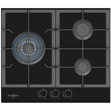 Encimera Vitrokitchen CG630NB 3F Cristalgas butano