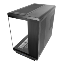 Caja ATX semitorre gaming Mars Gaming MCREV cristal negro
