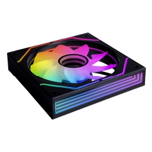 Kit 2×Ventilador interno ARGB Mars Gaming MF3DPROX2R negro 120mm ARGB 360º PWM aspas invertidas