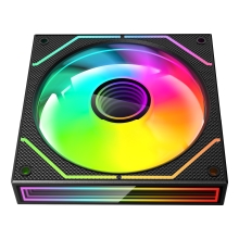 Kit 2×Ventilador interno ARGB Mars Gaming MF3DPROX2R negro 120mm ARGB 360º PWM aspas invertidas