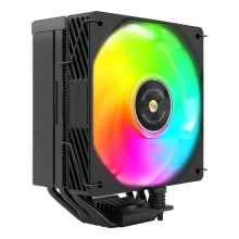Ventilador CPU Mars Gaming MCPUX5 ARGB black PWM SI 120mm TDP 280W