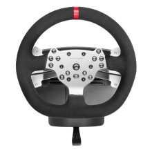Volante Mars Gaming MWHRSX force feedback motor dual, pedales y palanca multiplataforma