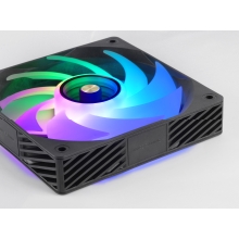 Kit 4×Ventilador interno ARGB Mars Gaming MF3DPROKIT negro 120mm ARGB hub RF remote