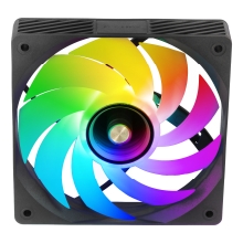 Kit 4×Ventilador interno ARGB Mars Gaming MF3DPROKIT negro 120mm ARGB hub RF remote